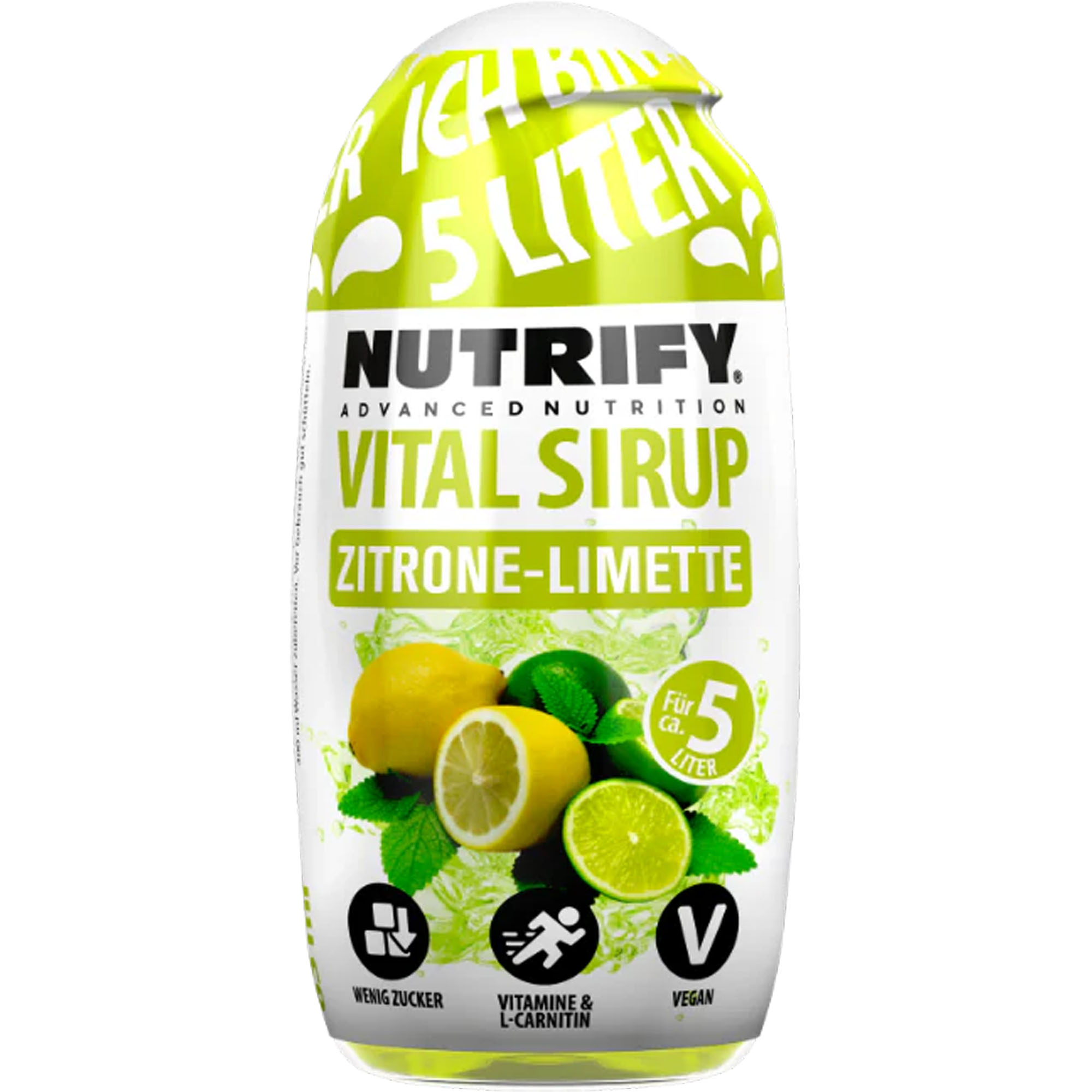 NUTRIFY Vital Sirup Zitrone-Limette 65ml