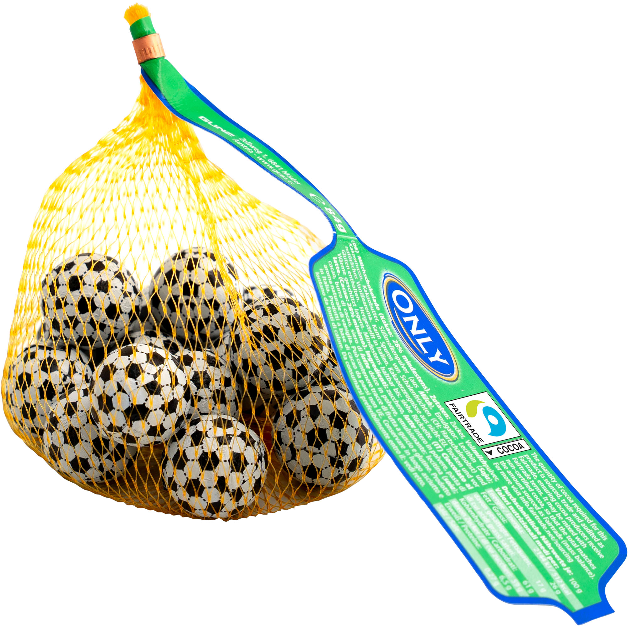 ONLY Mini Fussbälle Milchschokolade 84g