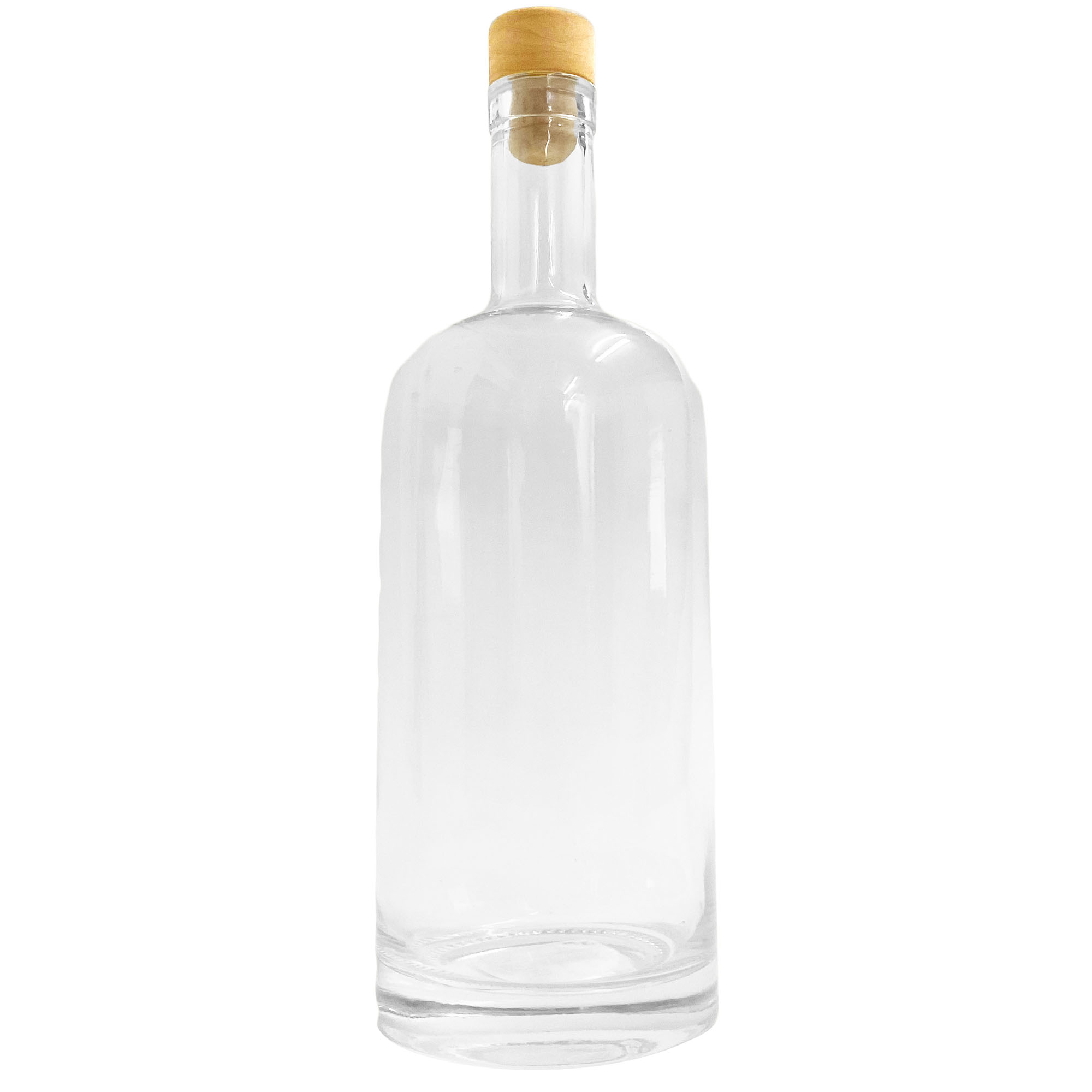 Glasflasche 700ml mit Korkdeckel
