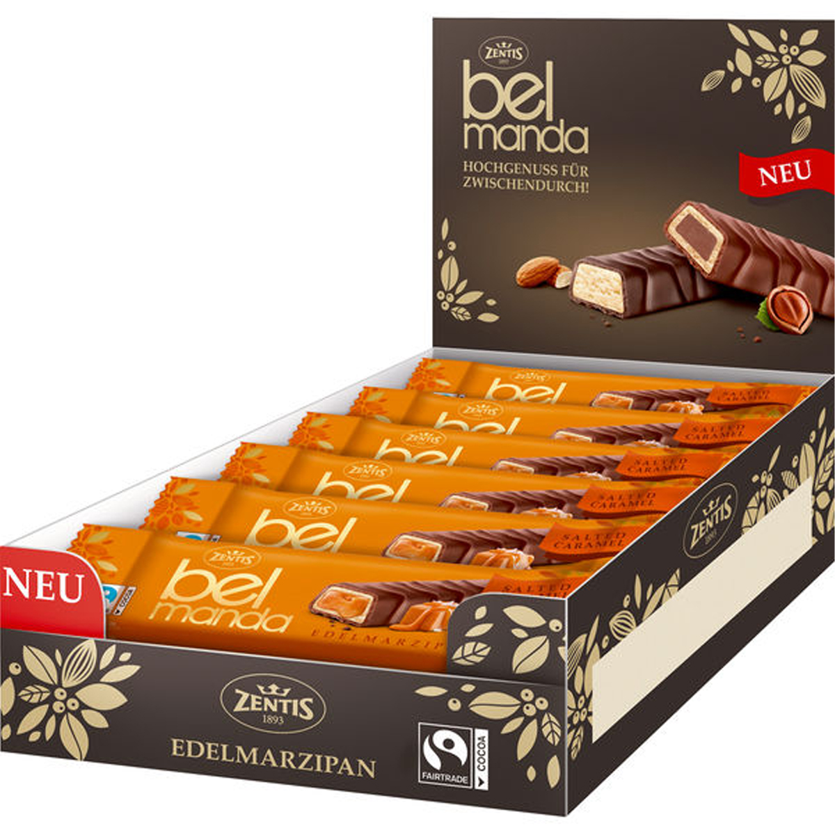 ZENTIS BELMANDA Edelmarzipan Salted Caramel 40g