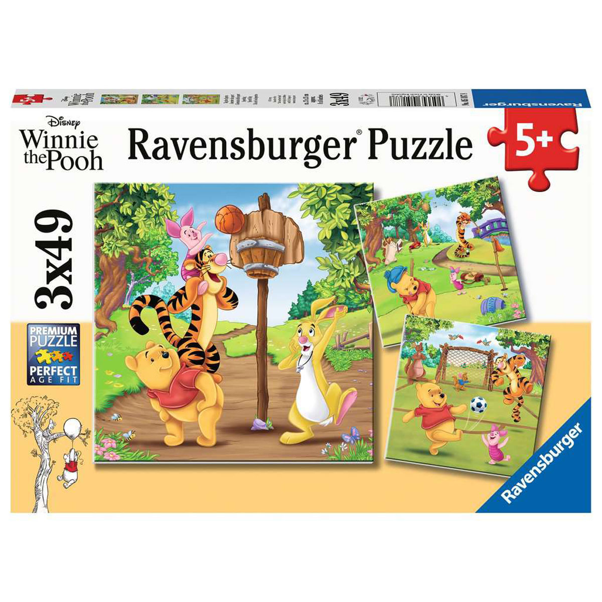 Ravensburger Puzzle - Winnie the Pooh 3x49 Teile 