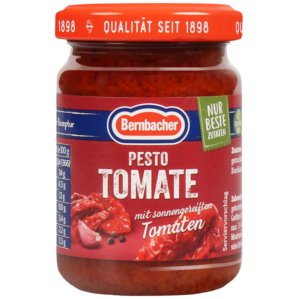 BERNBACHER Pesto Tomate 140g