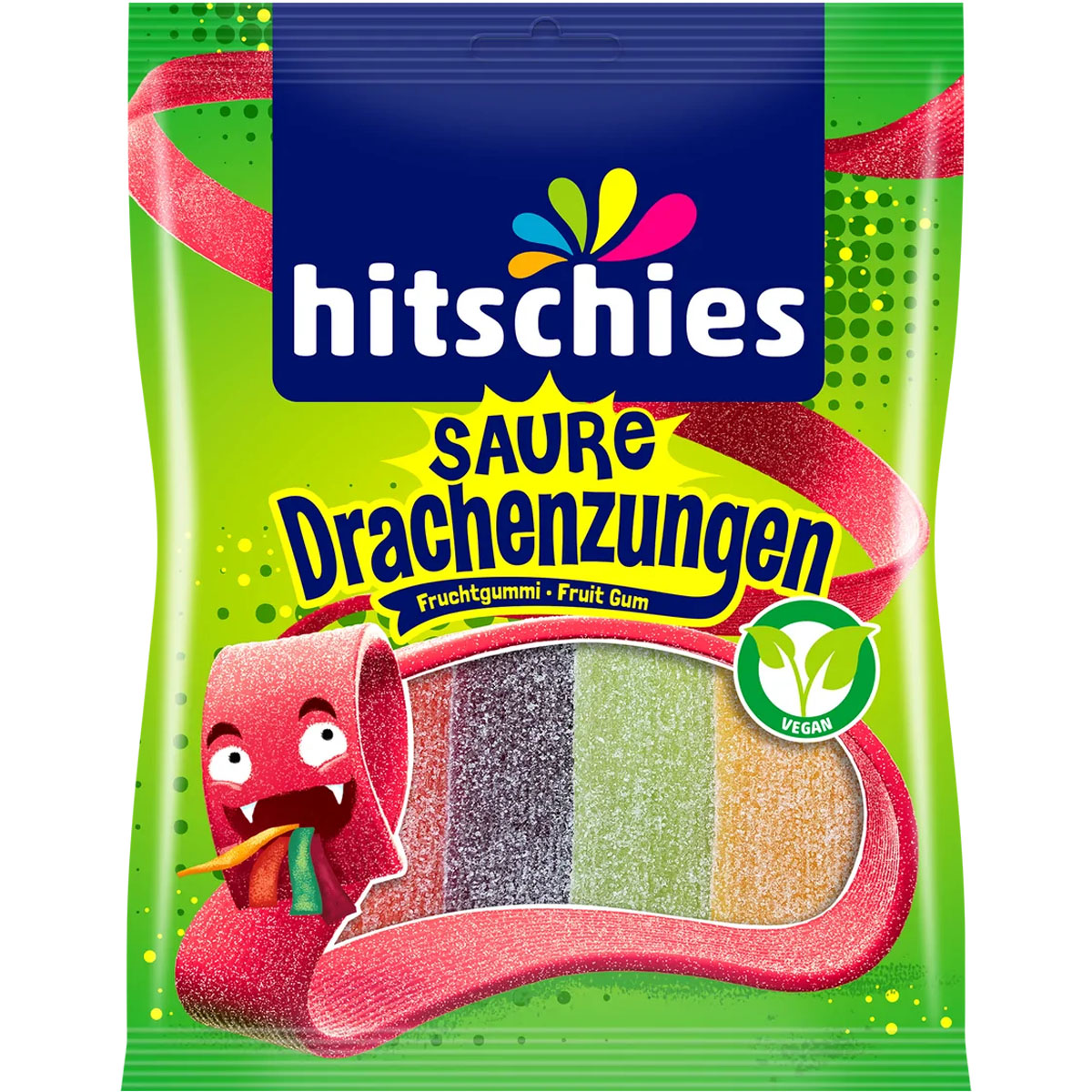 HITSCHIES Saure Drachenzungen Fruchtgummi 125g