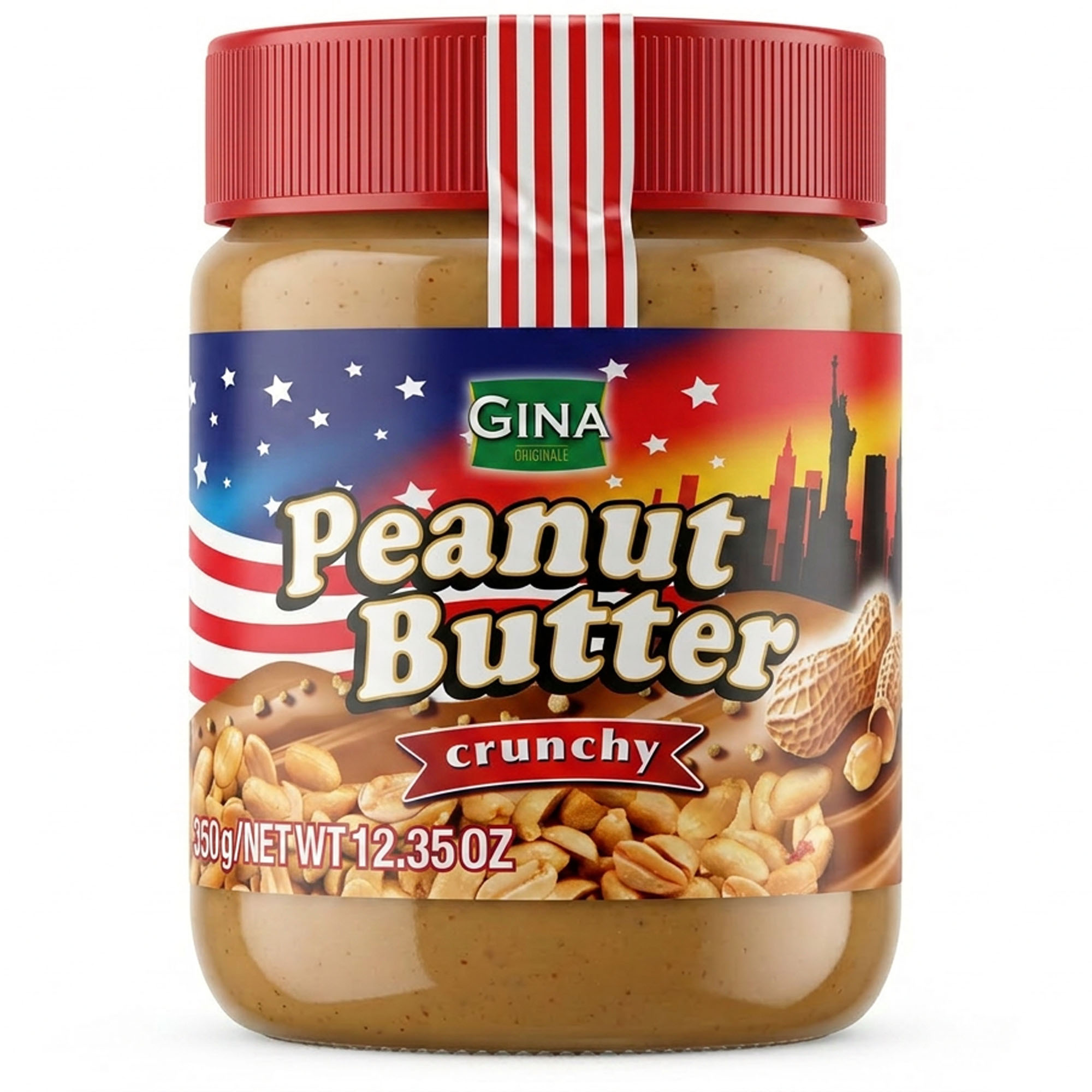 GINA Peanut Butter Crunchy 350g
