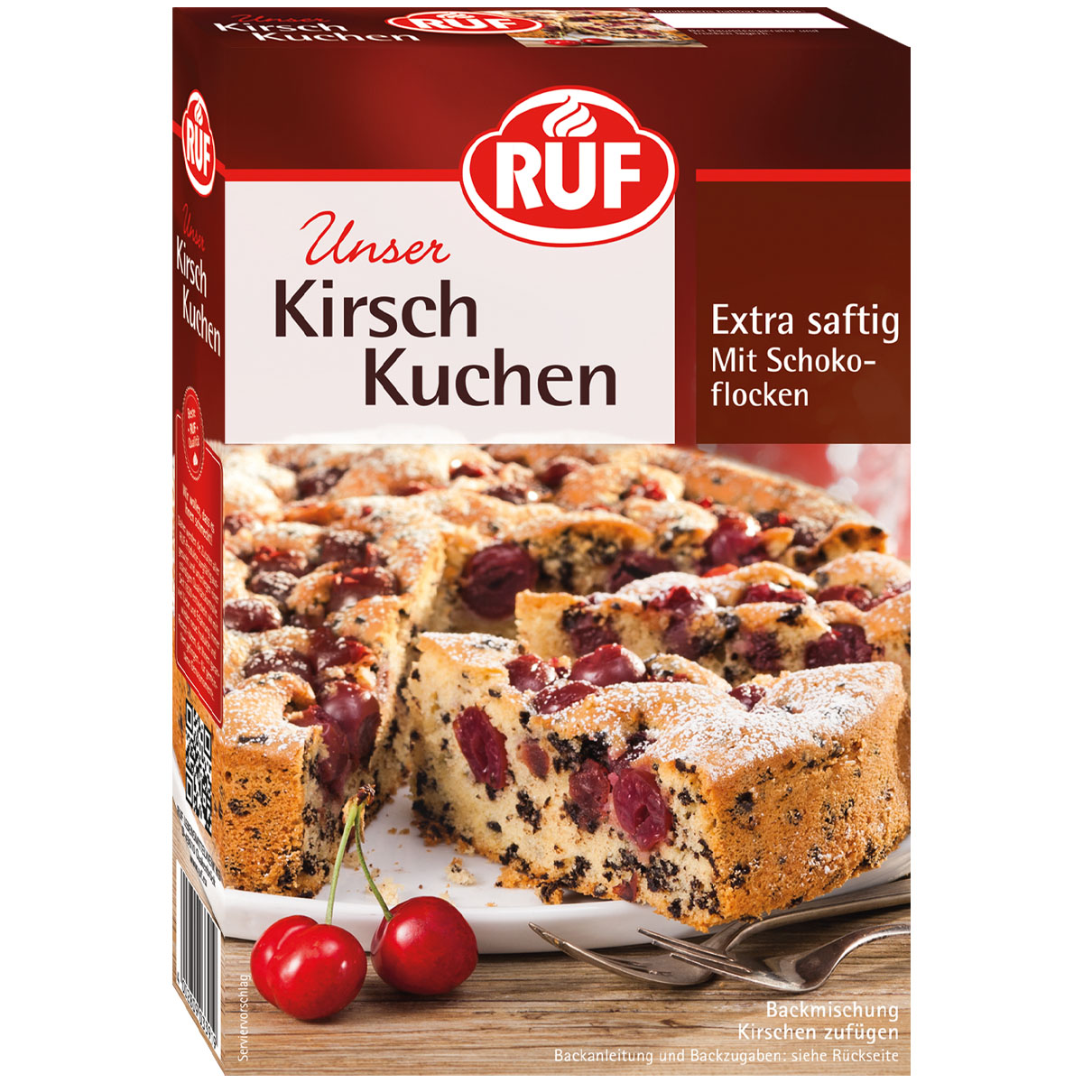 RUF Kirsch Kuchen Backmischung 435g