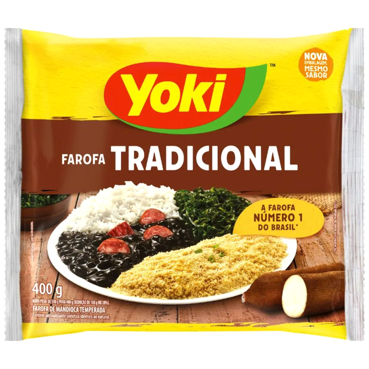 YOKI Maniokmehl gewürzt "Farofa Tradicional“ 400g