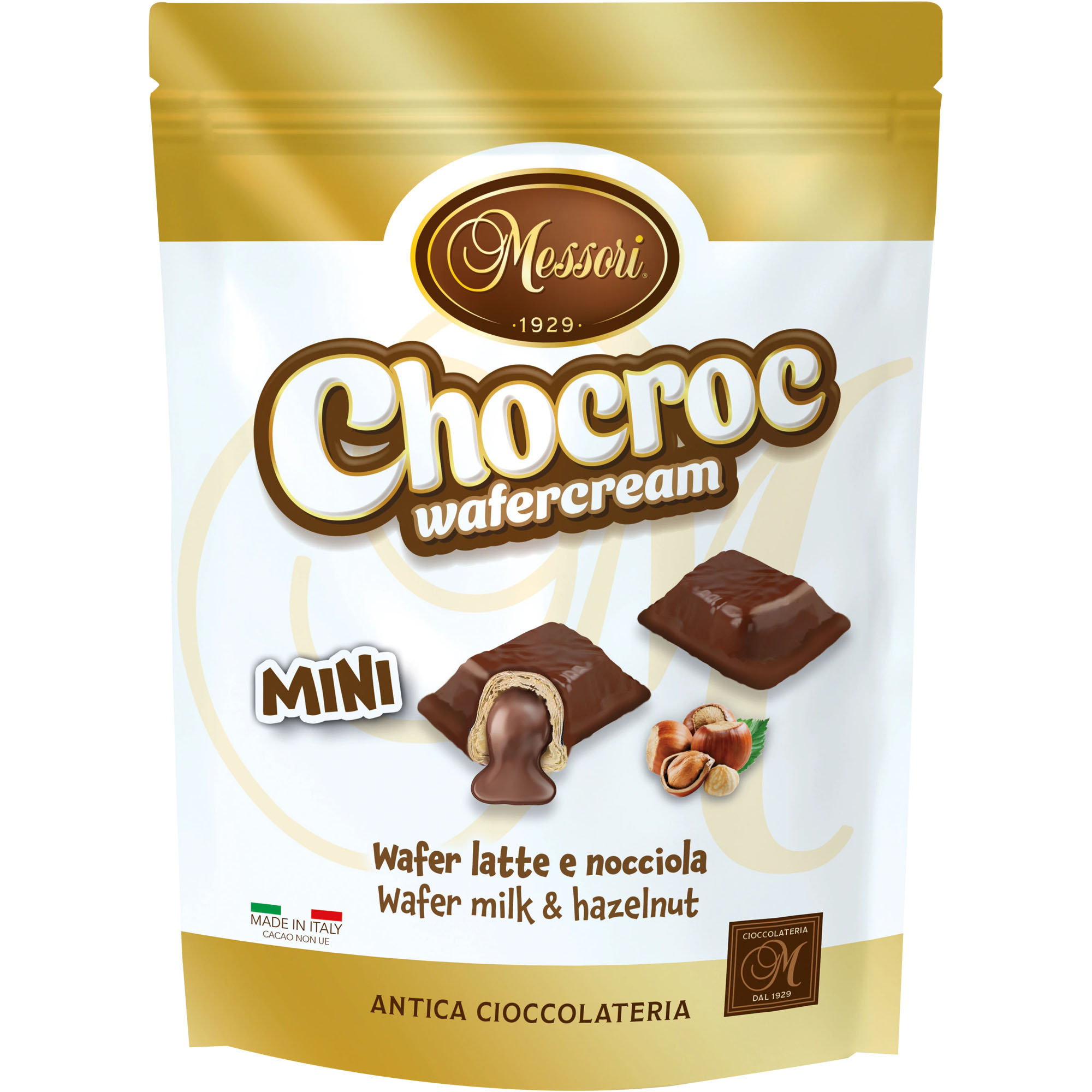 MESSORI Chocroc Wafercream Mini Milk & Hazelnut 96g