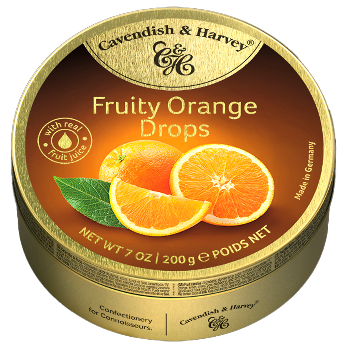 CAVENDISH & HARVEY Fruity Orange Drops 200g