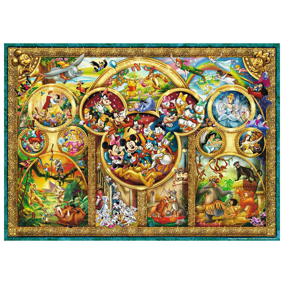 RAVENSBURGER Puzzle Die schönsten Disney Themen 1000 Teile