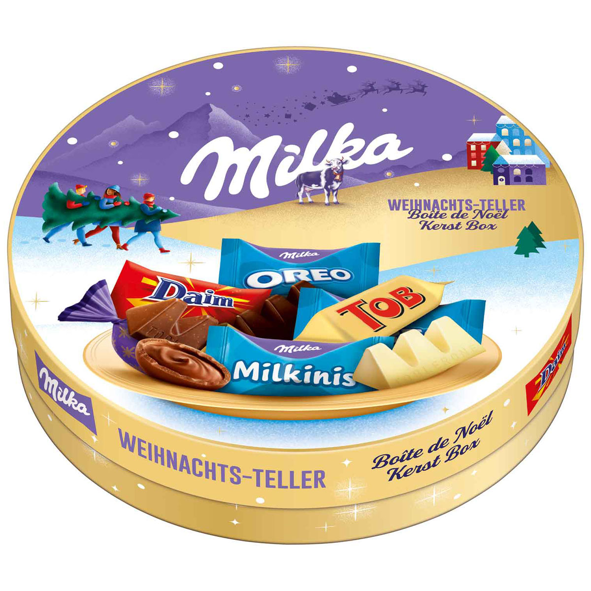 MILKA Friends Weihnachtsteller 198g