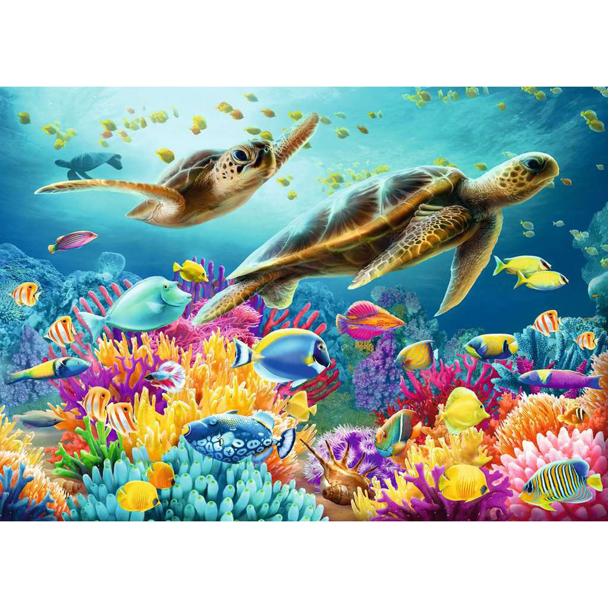 Ravensburger Puzzle - Blaue Unterwasserwelt 1000 Teile