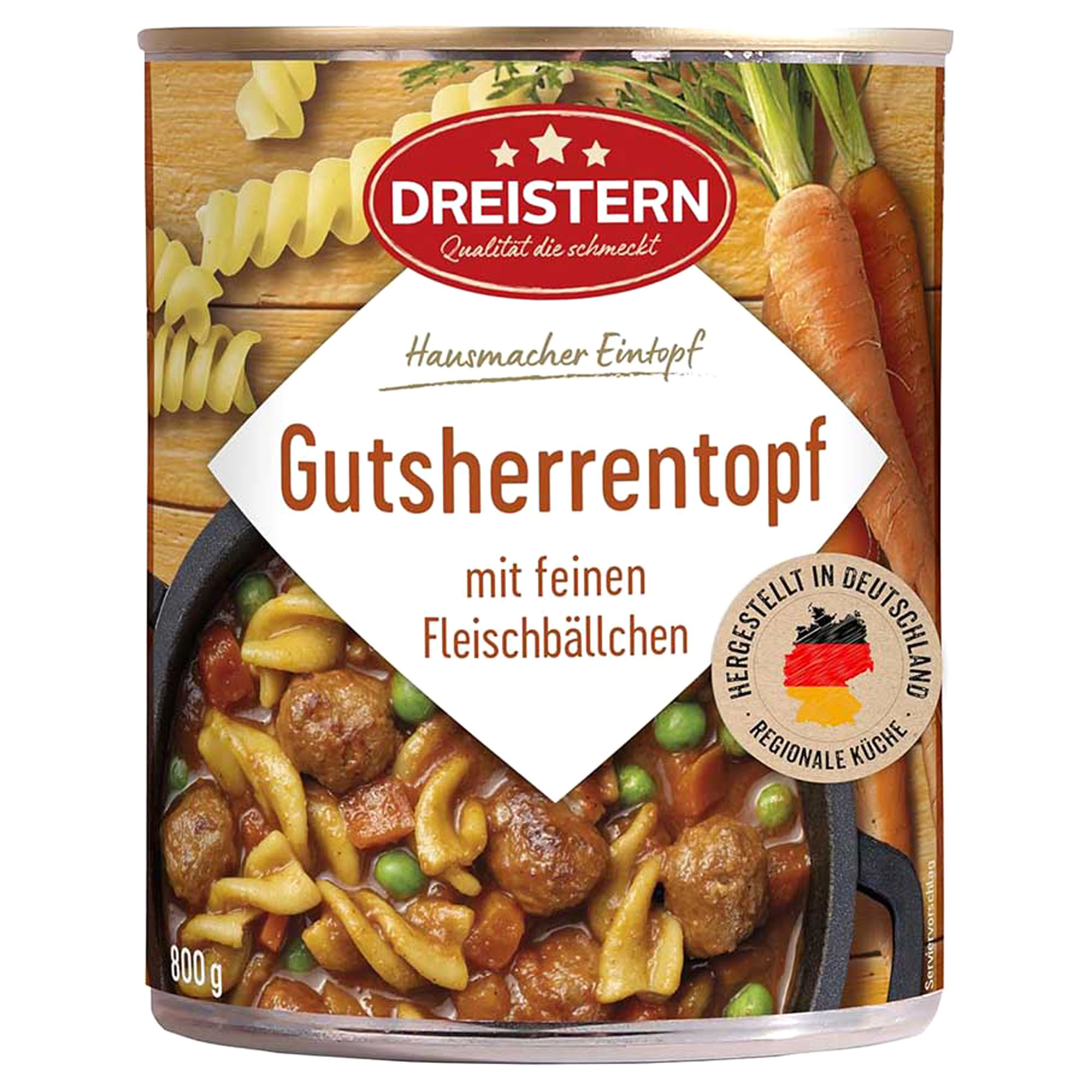 DREISTERN Gutsherrentopf mit feinen Fleischbällchen 800g