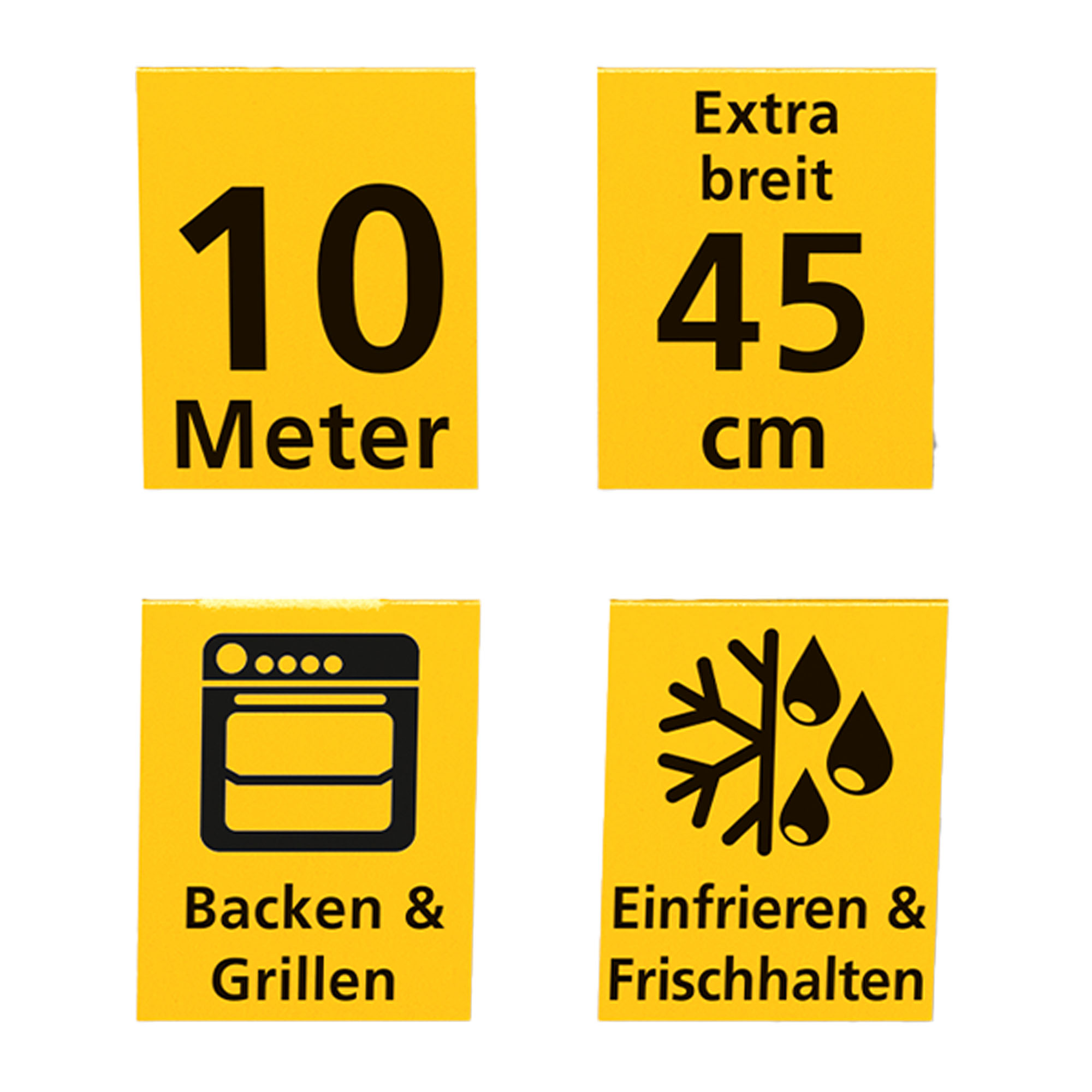 HEKU Alu-Grillfolie 10m, 45cm breit