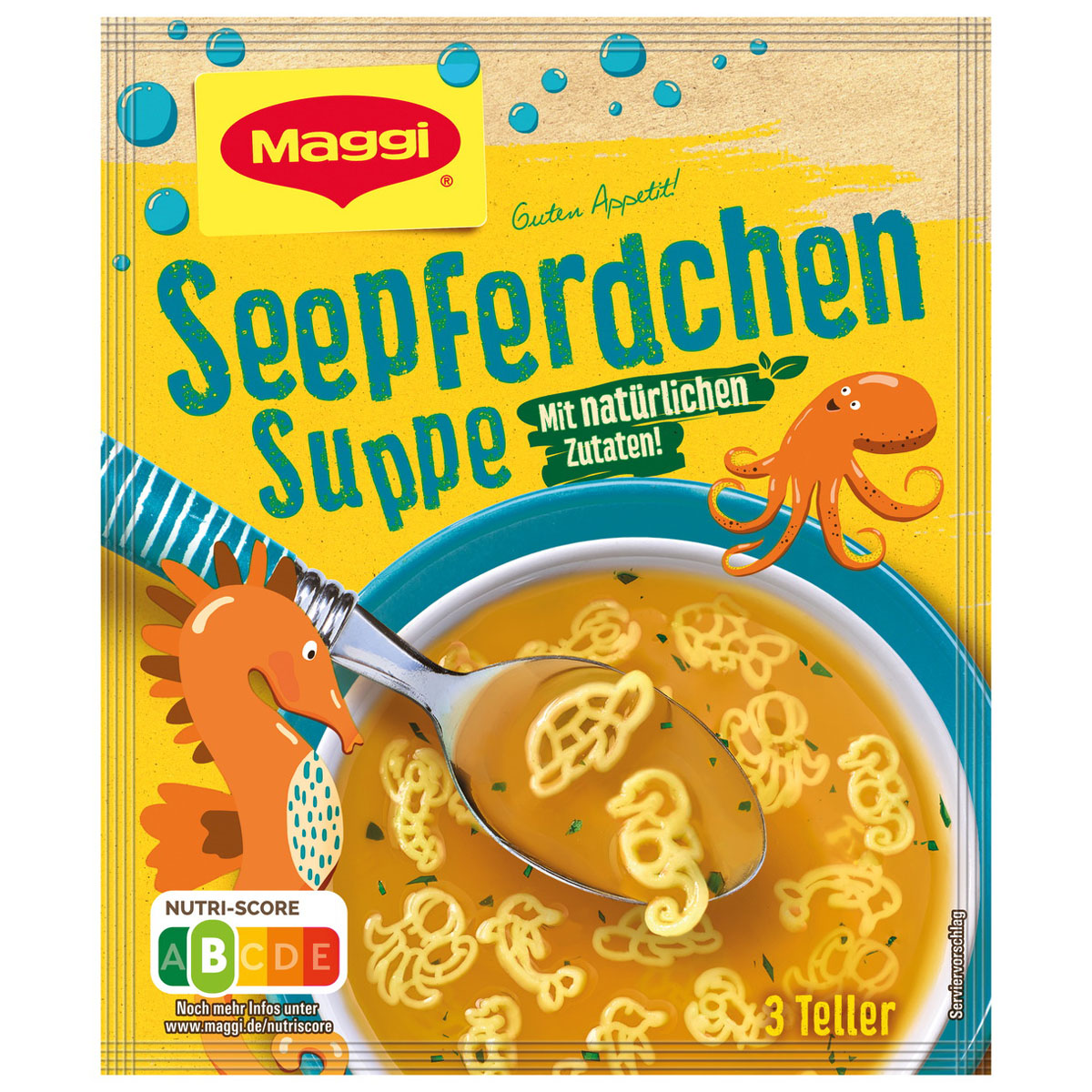 MAGGI Guten Appetit Seepferdchen Suppe 55g