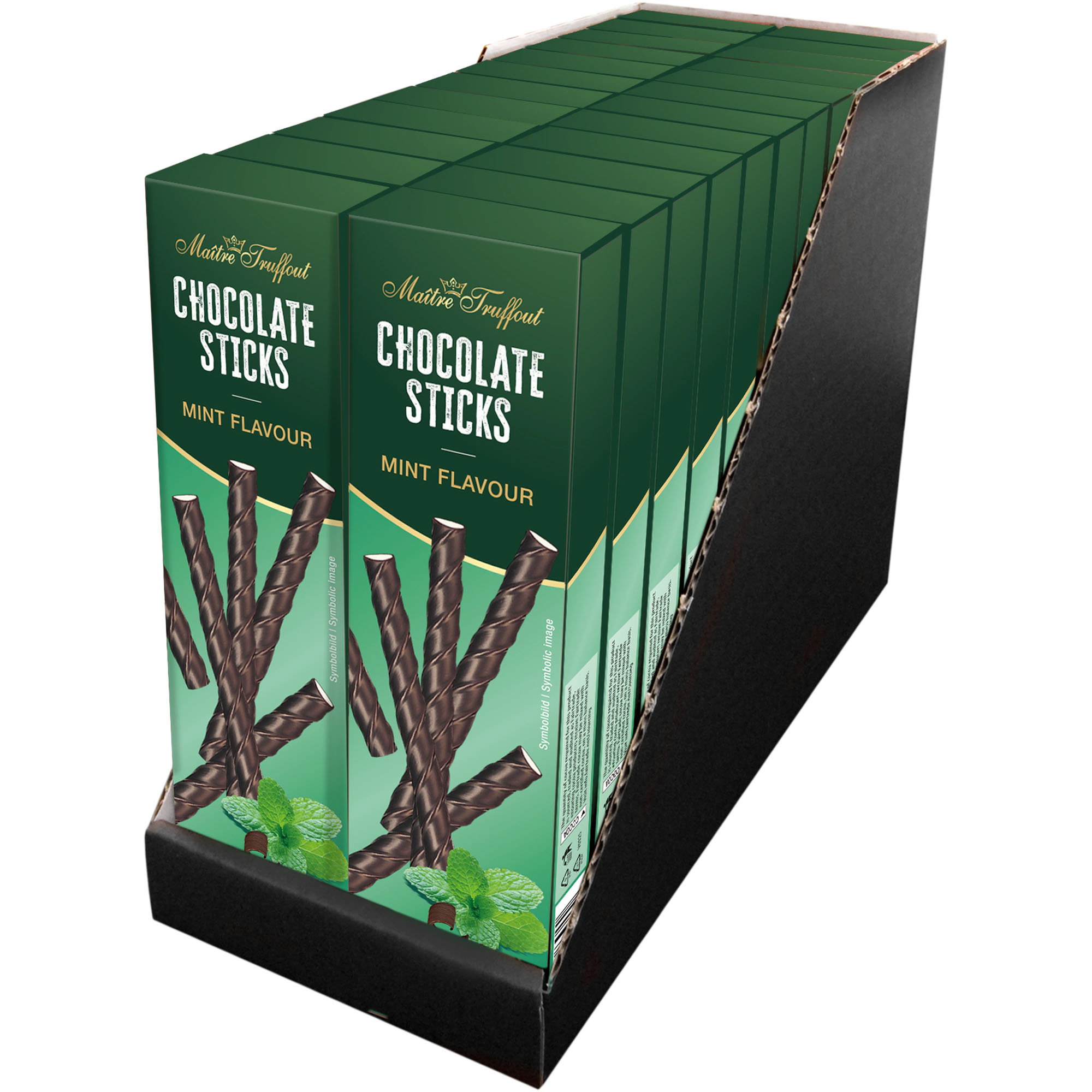 MÂITRE TRUFFOUT Chocolate Sticks Mint Flavour 75g