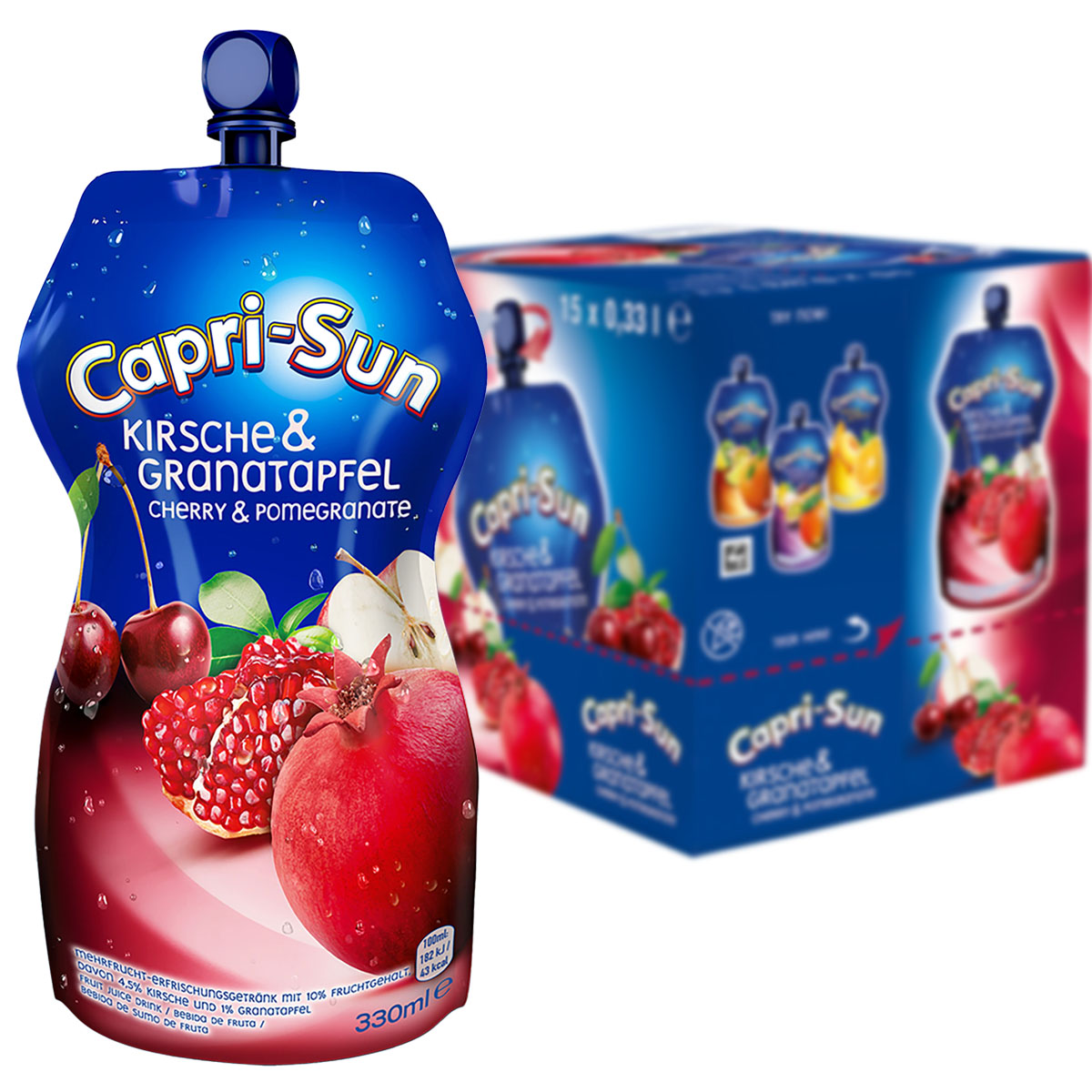 CAPRI SUN Kirsche & Granatapfel 15er-Pack (15x330ml)