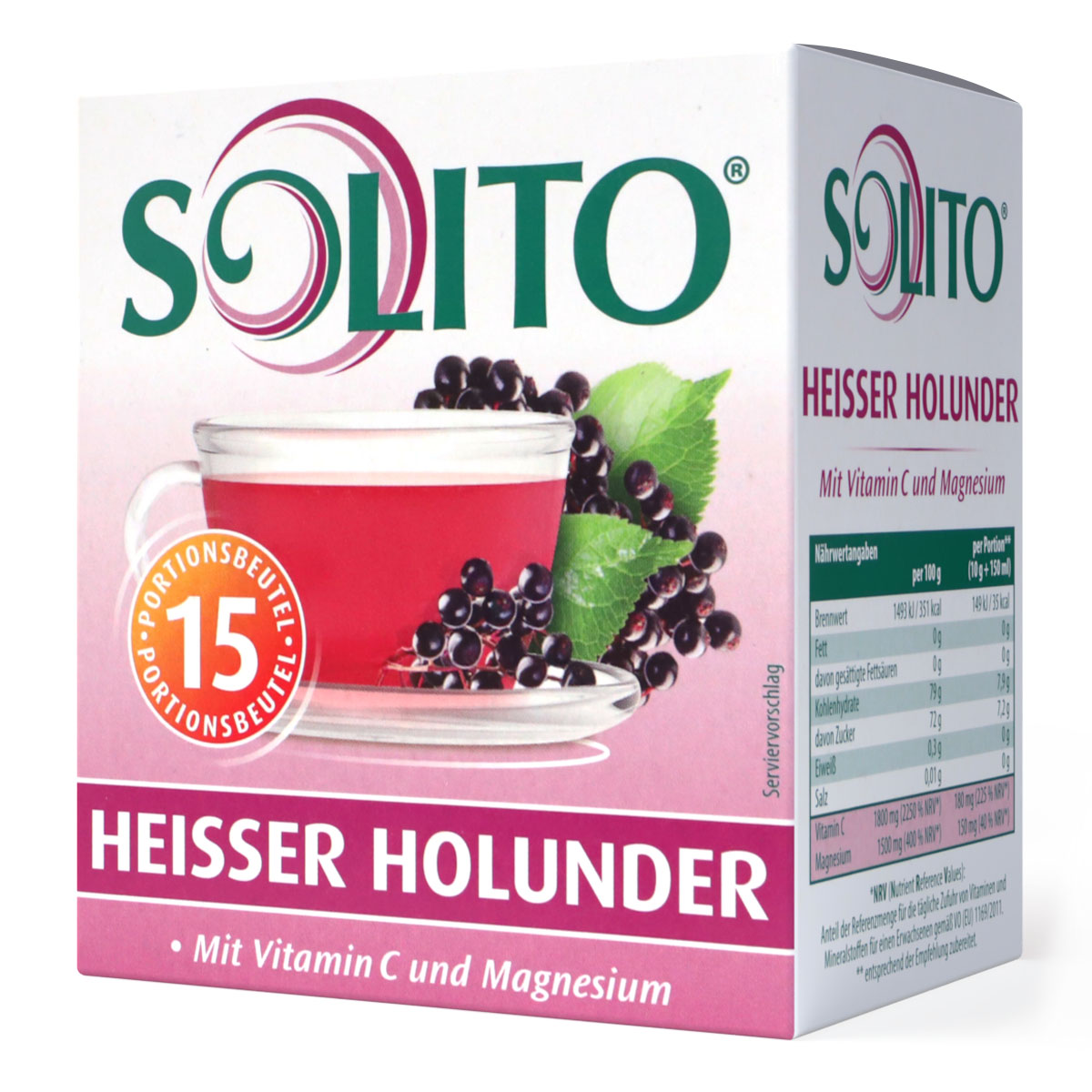 SOLITO Heisser Holunder 15x10g