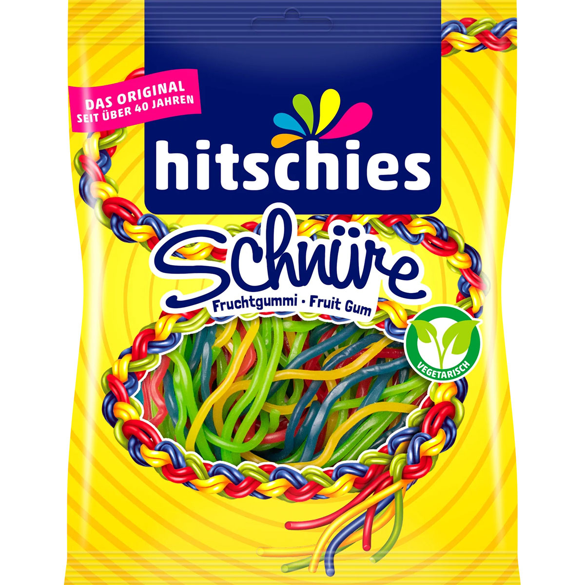 HITSCHIES Bunte Schnüre Fruchtgummi Mix 125g