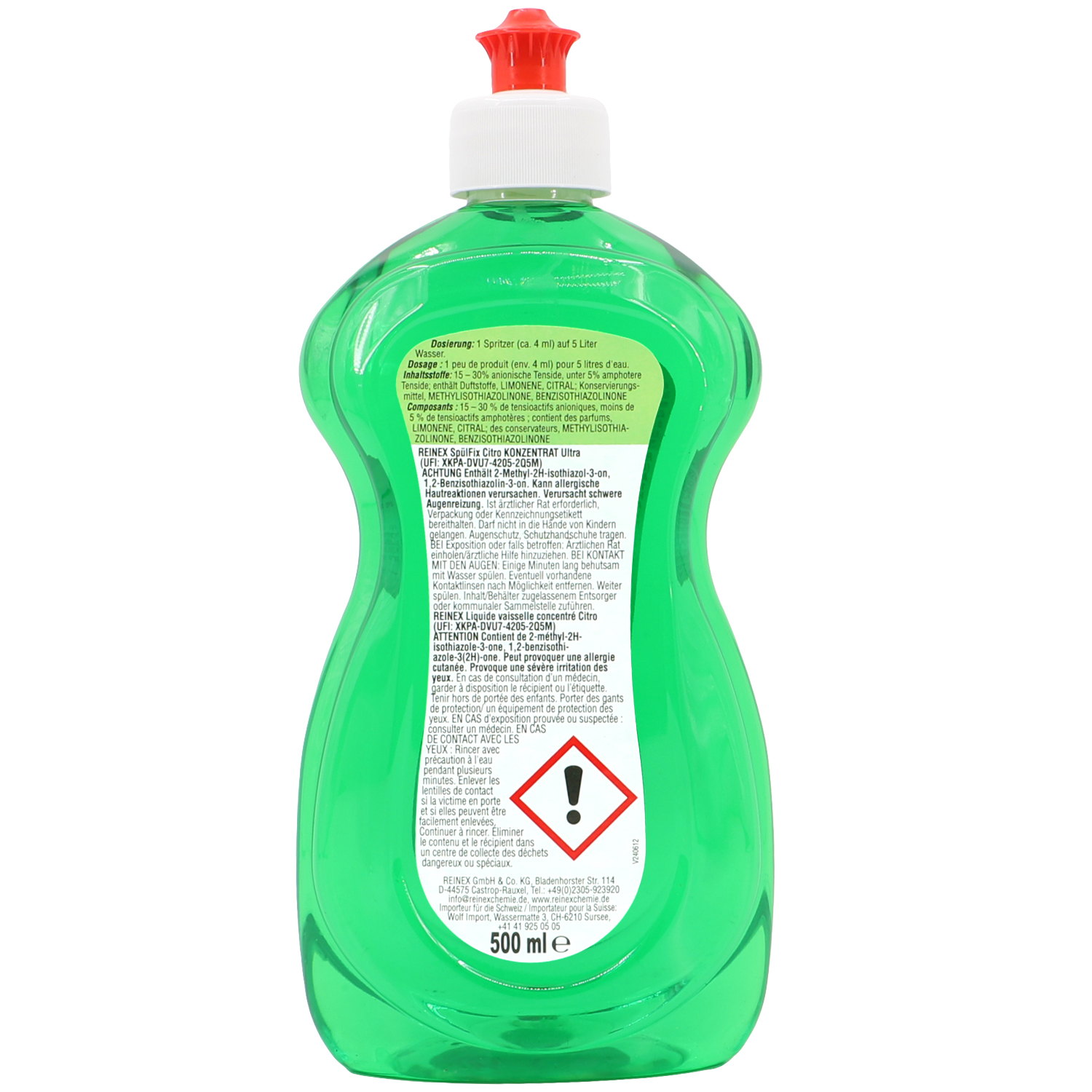 REINEX Spülfix Konzentrat Ultra Citro 500ml 