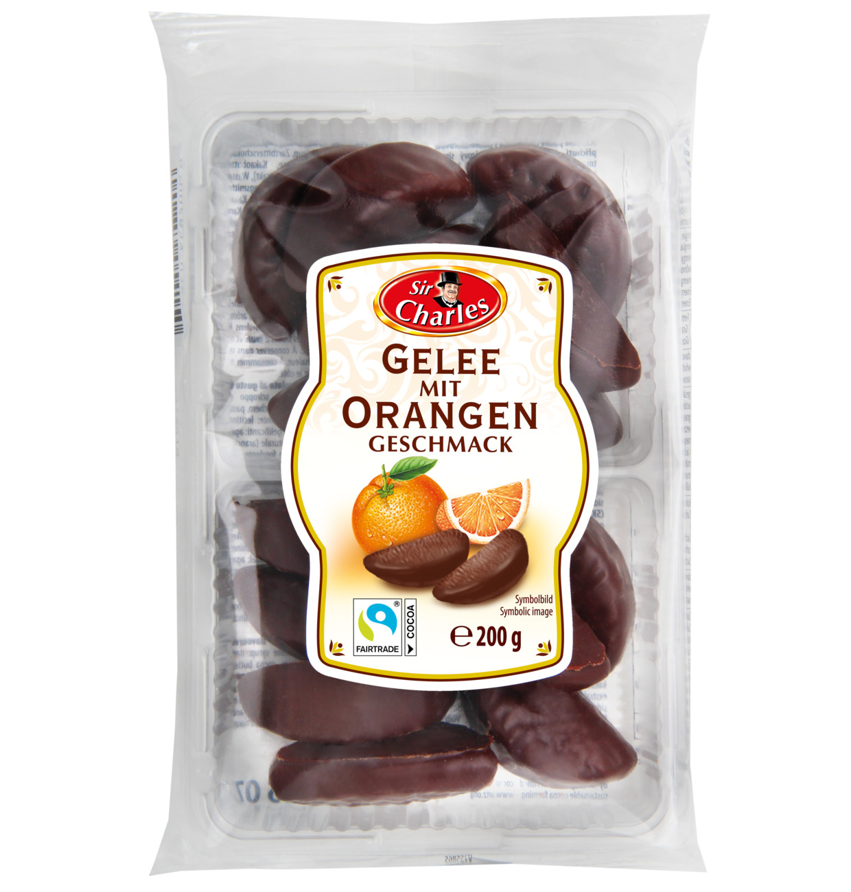SIR CHARLES - Gelee mit Orangengeschmack 200g
