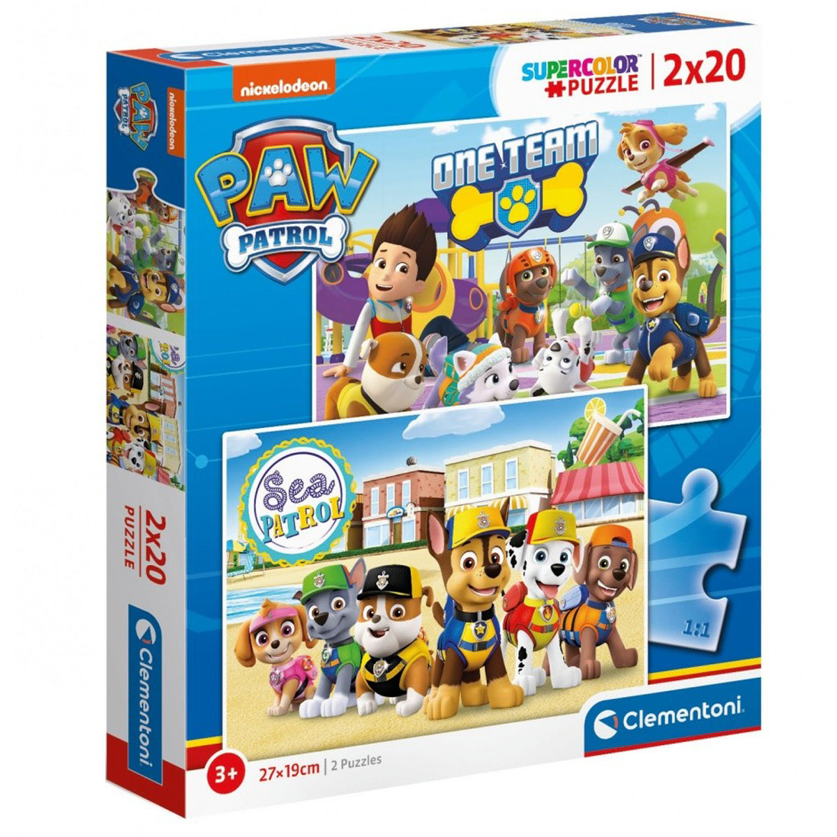 CLEMENTONI - Paw Patrol Puzzle 2x20 Teile