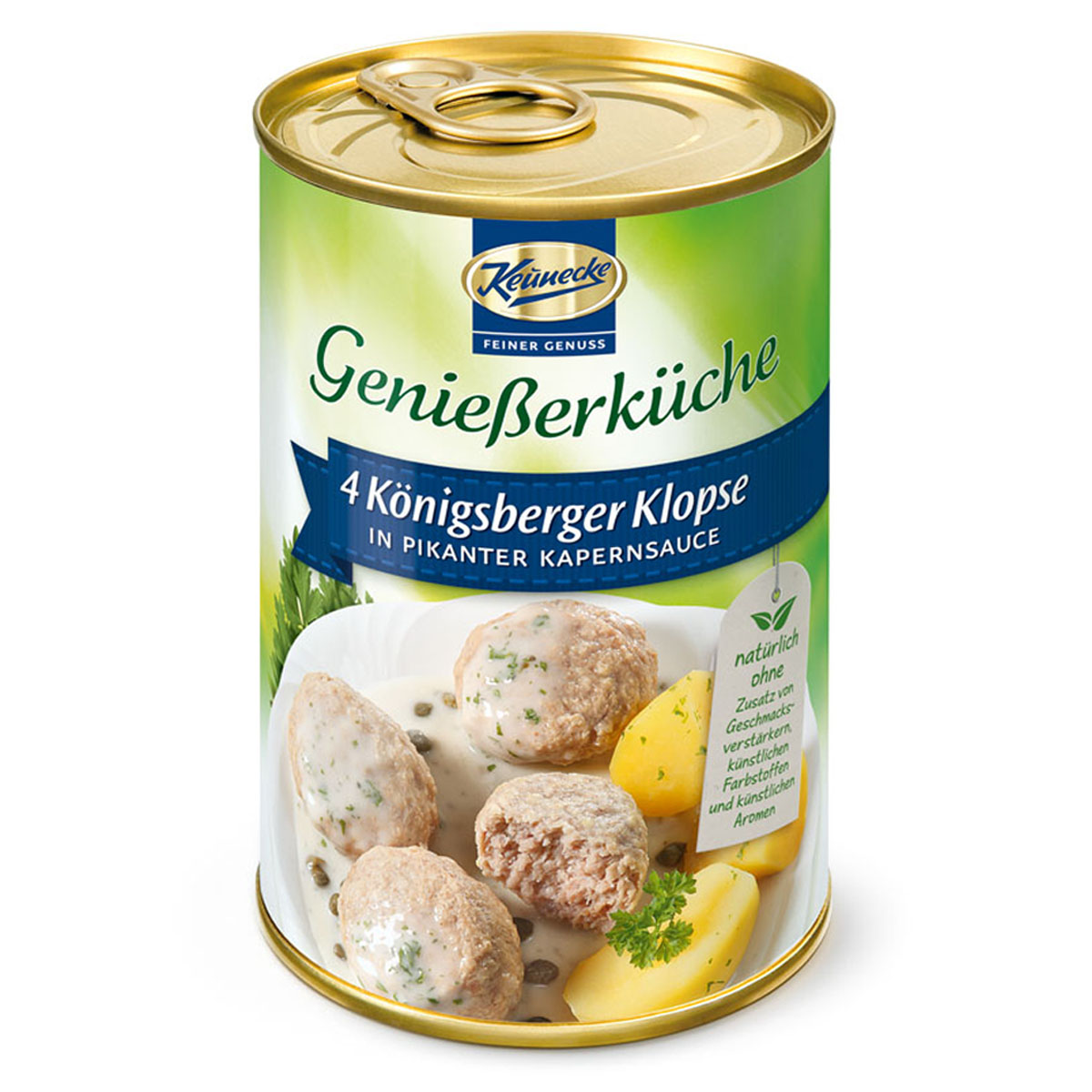 KEUNECKE 4 Königsberger Klopse in pikanter Kapernsauce 400g