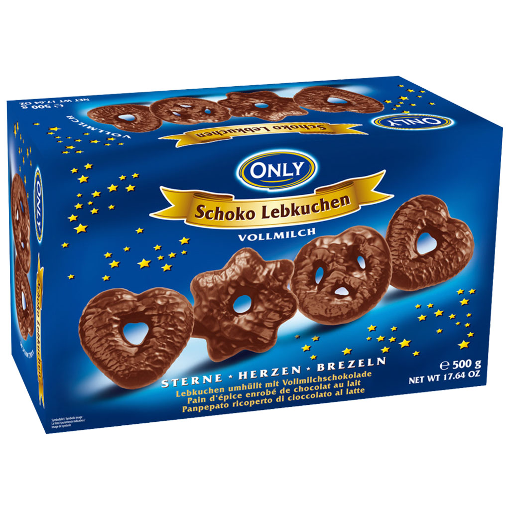 ONLY Schoko Lebkuchen Vollmilch 500g