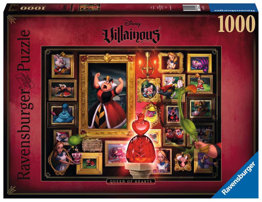 RAVENSBURGER Puzzle Disney Villainous "Queen of Hearts" 1000 Teile