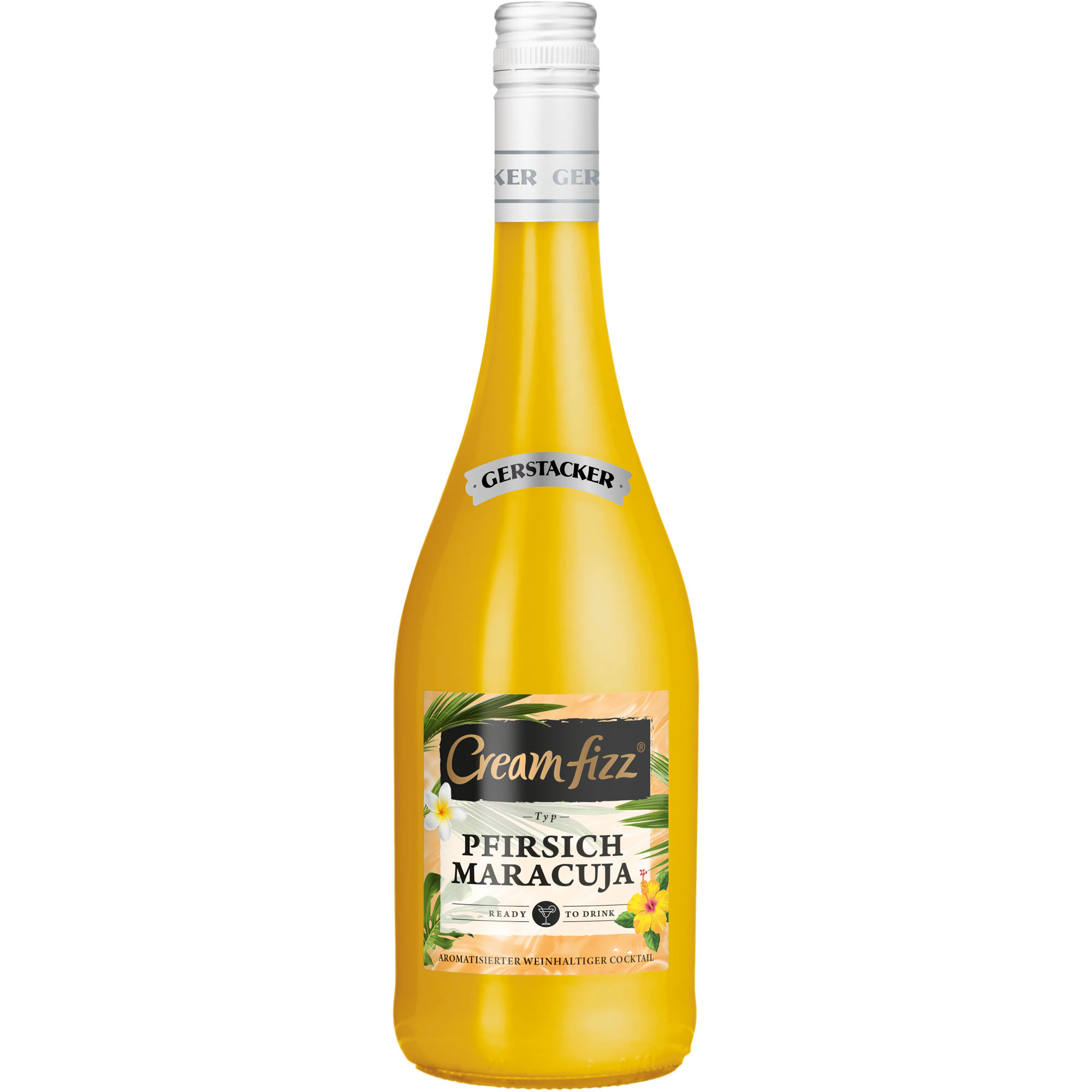 GERSTACKER Cream Fizz Pfirsich-Maracuja Weincocktail 5,0% vol. 0,75l