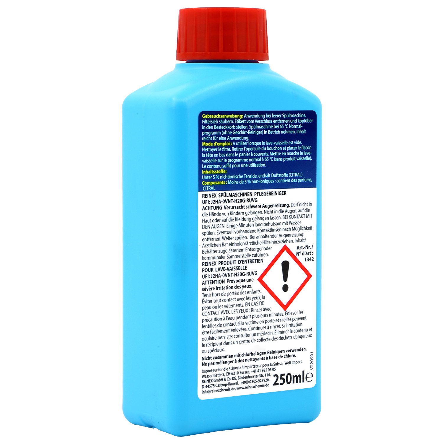 REINEX Spülmaschinen Pflegereiniger 250ml