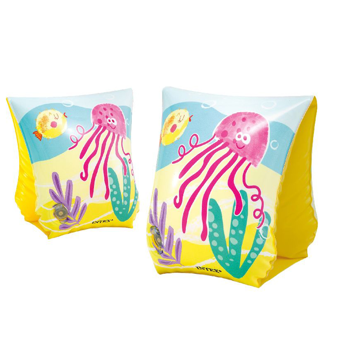 INTEX Kinder Schwimmflügel Schwimmhilfe Strand Design 23x15cm