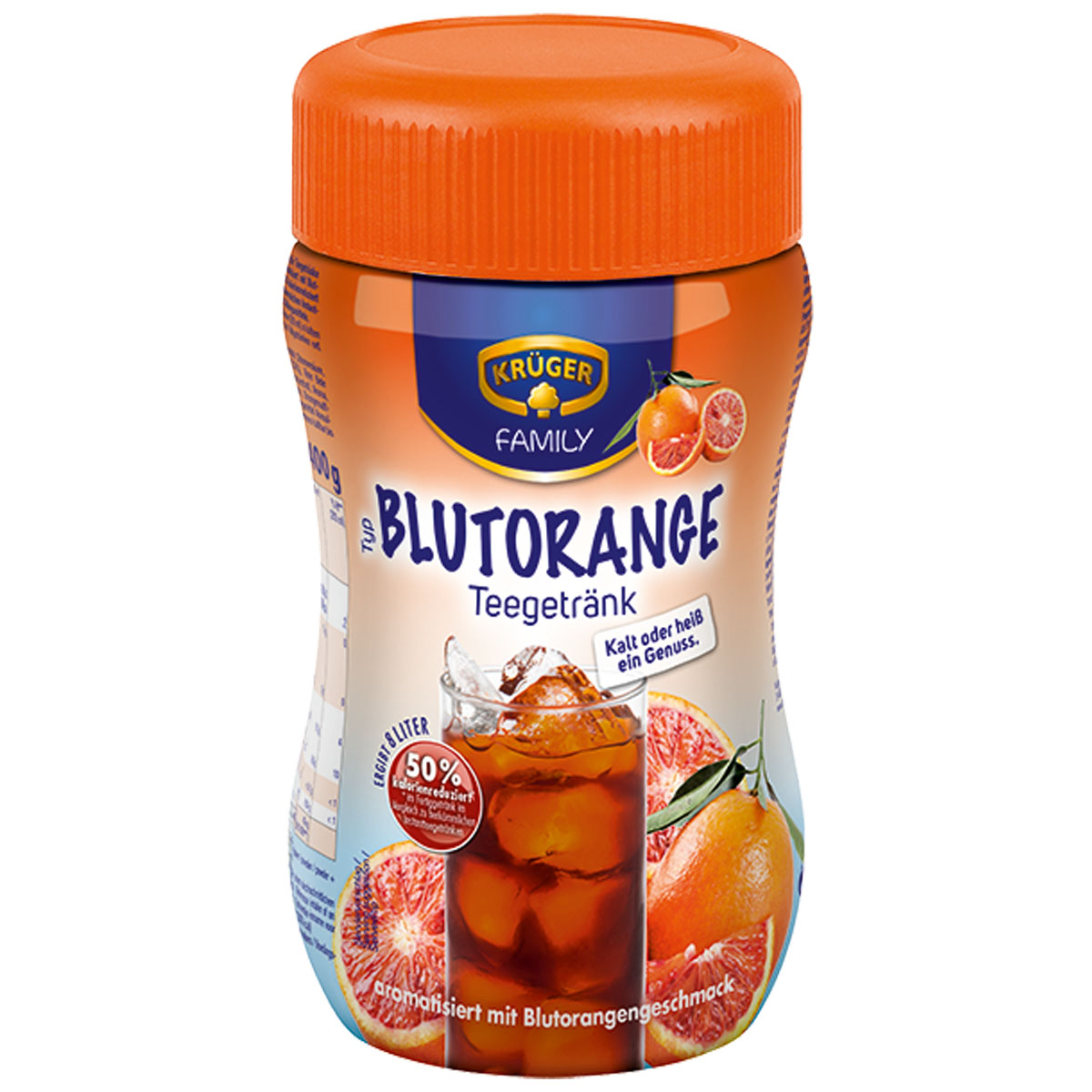 KRÜGER FAMILY Typ Blutorange Teegetränk kalorienreduziert 400g