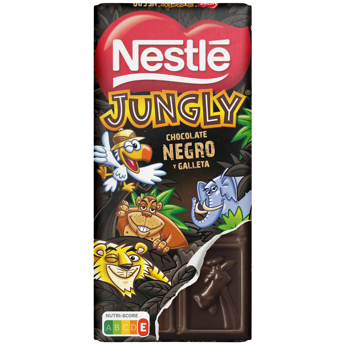 NESTLE Jungly Chocolate Negro 125g