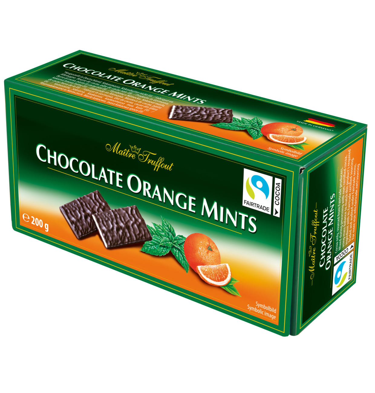 MÂITRE TRUFFOUT Chocolate Orange Mints 200g