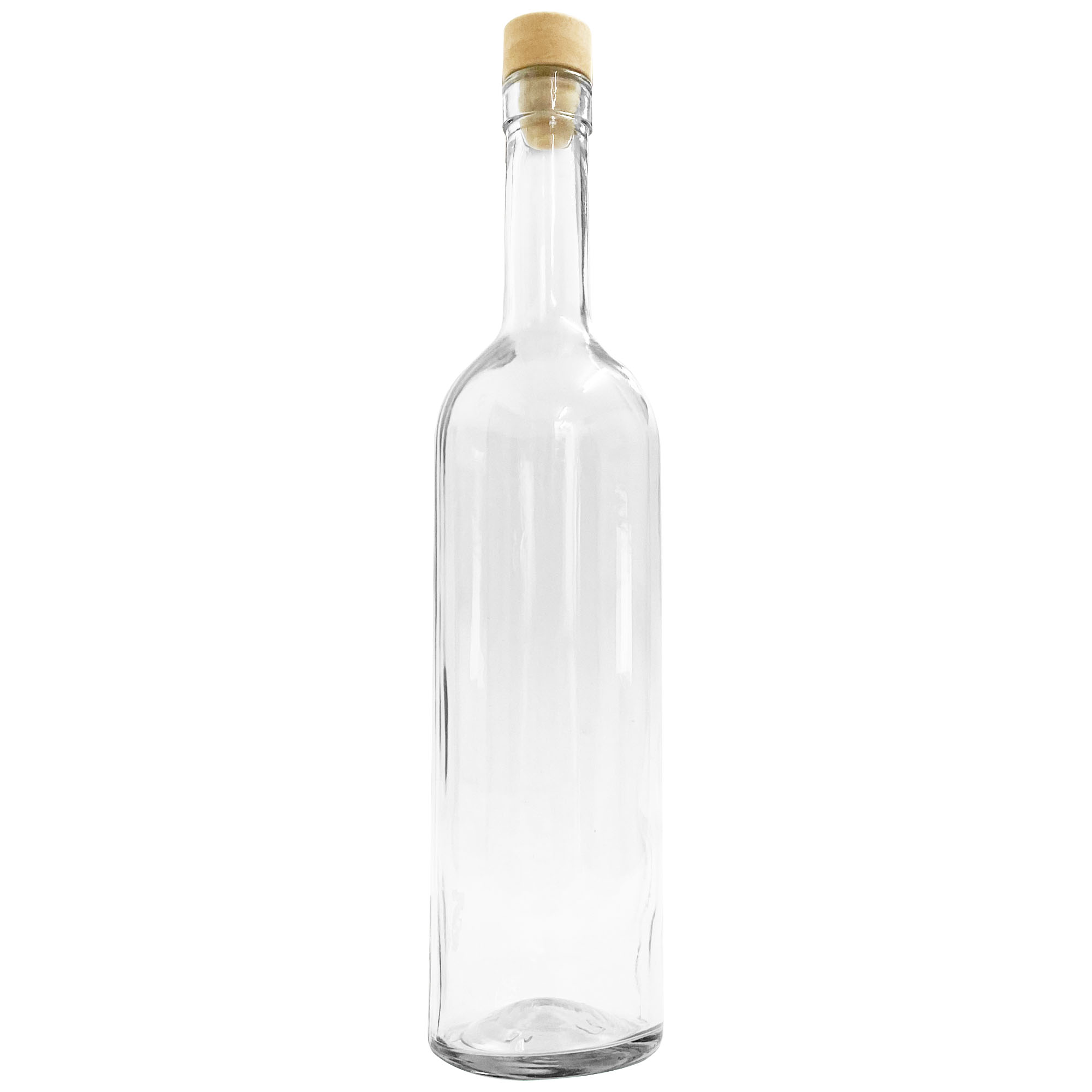 Glasflasche 750ml mit Korkdeckel