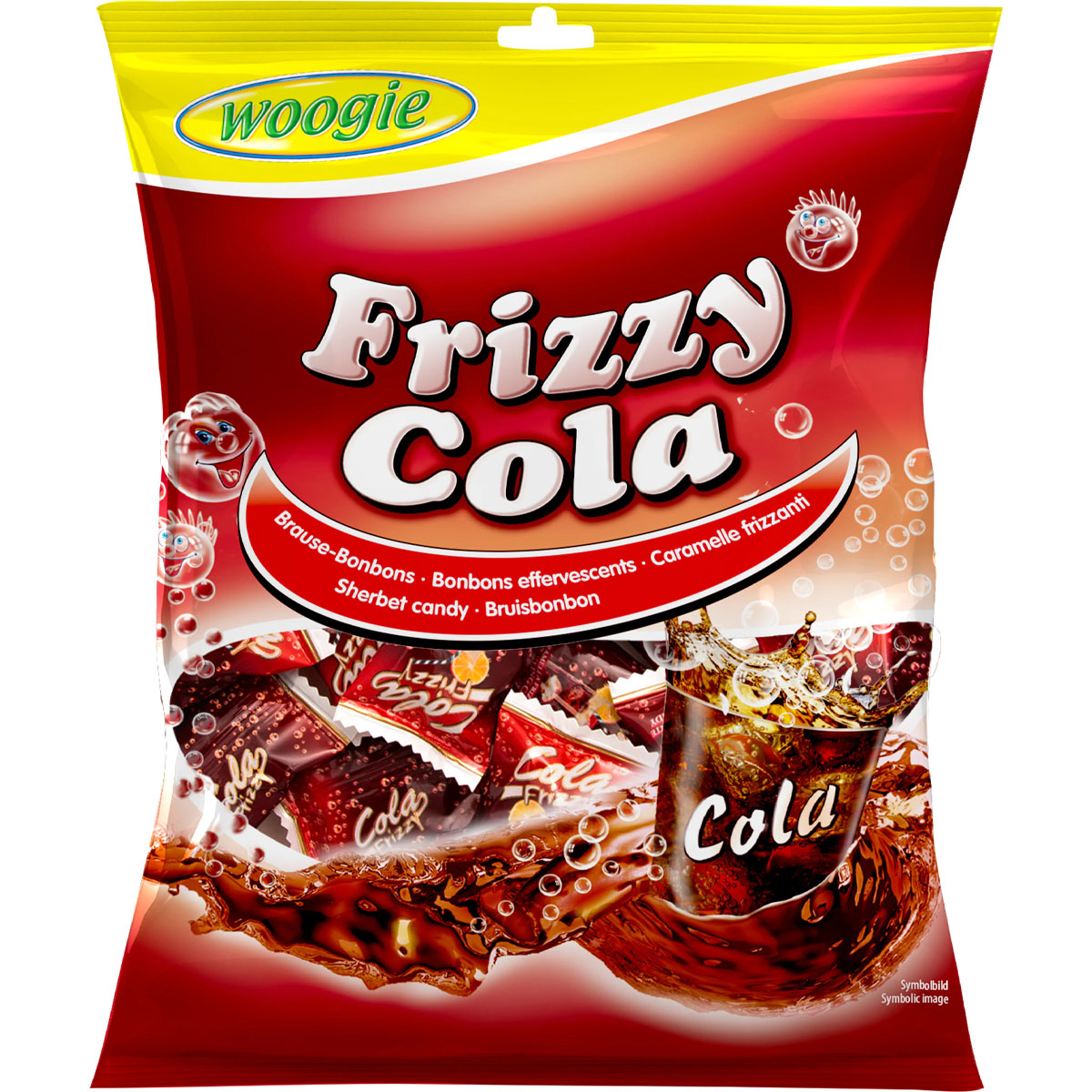 WOOGIE Frizzy Cola Brausebonbons 170g