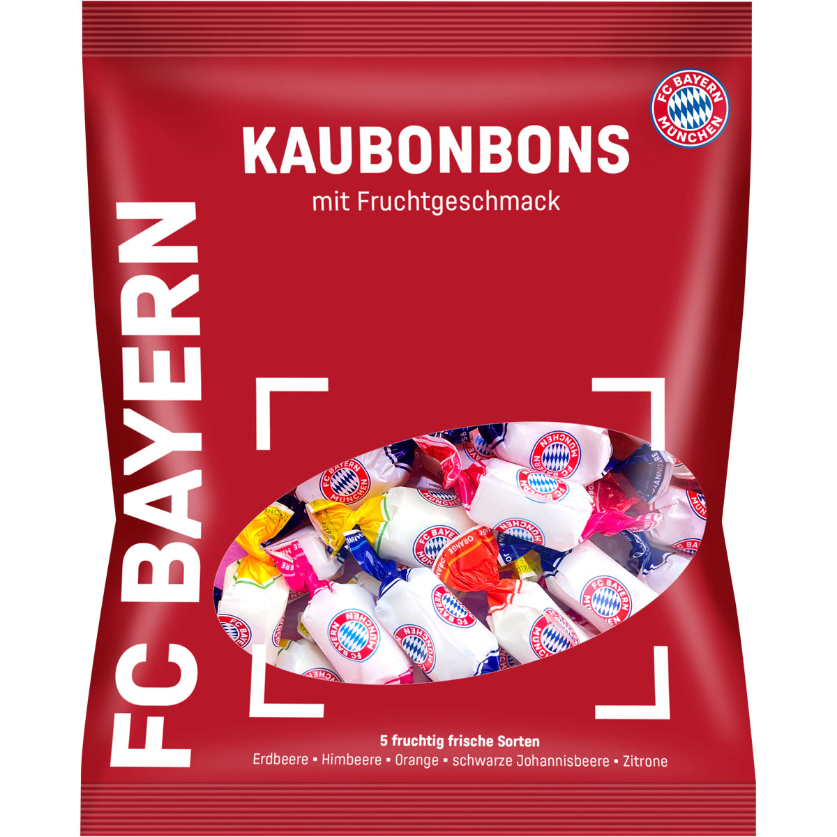 WOOGIE Kaubonbons mit Fruchtgeschmack FCB Edition 200g