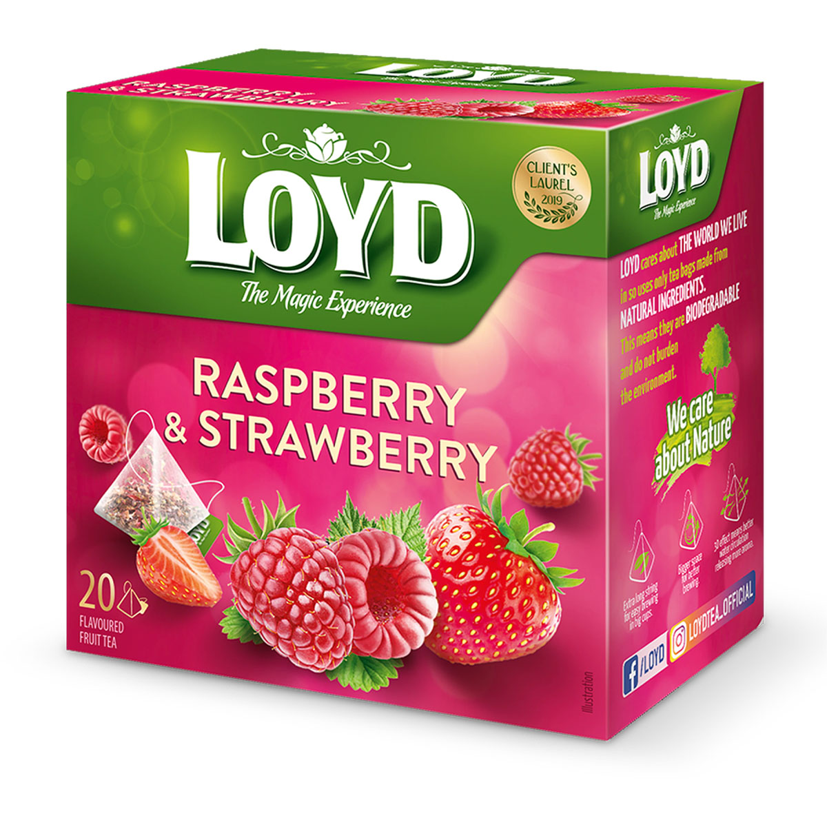 LOYD Raspberry & Strawberry 20x2g