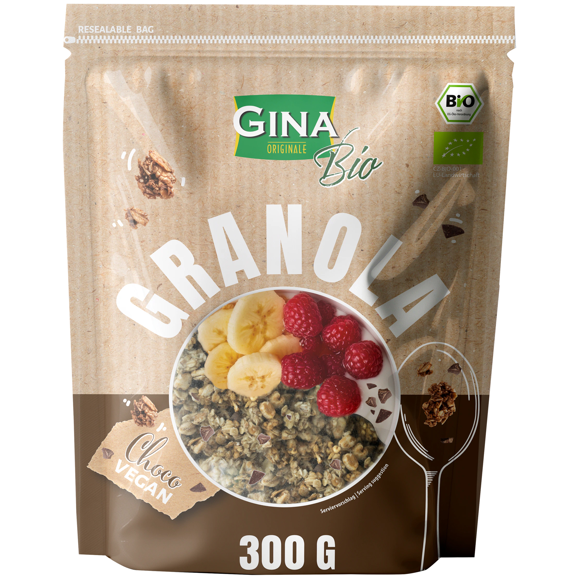 GINA Bio Granola Choco 300g