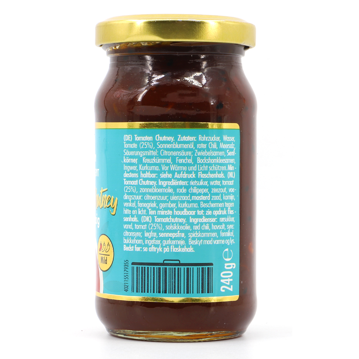 GOLDEN ORIENT Tomaten Chutney süß-würzig 240g (MHD 30.10.2024)