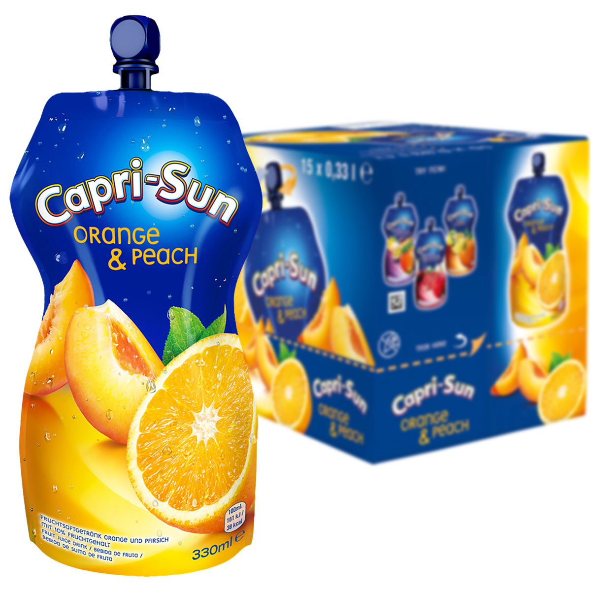 CAPRI SUN Orange & Peach 15er-Pack (15x330ml)