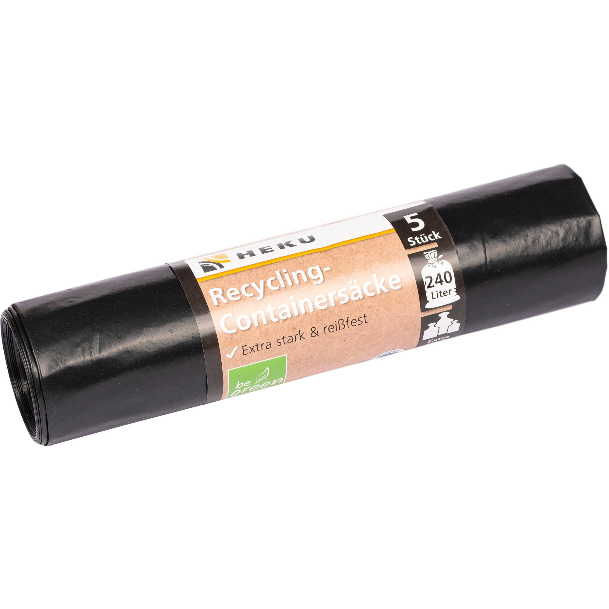 HEKU Recycling-Containersäcke 240l, 5 Stück, 105x120cm