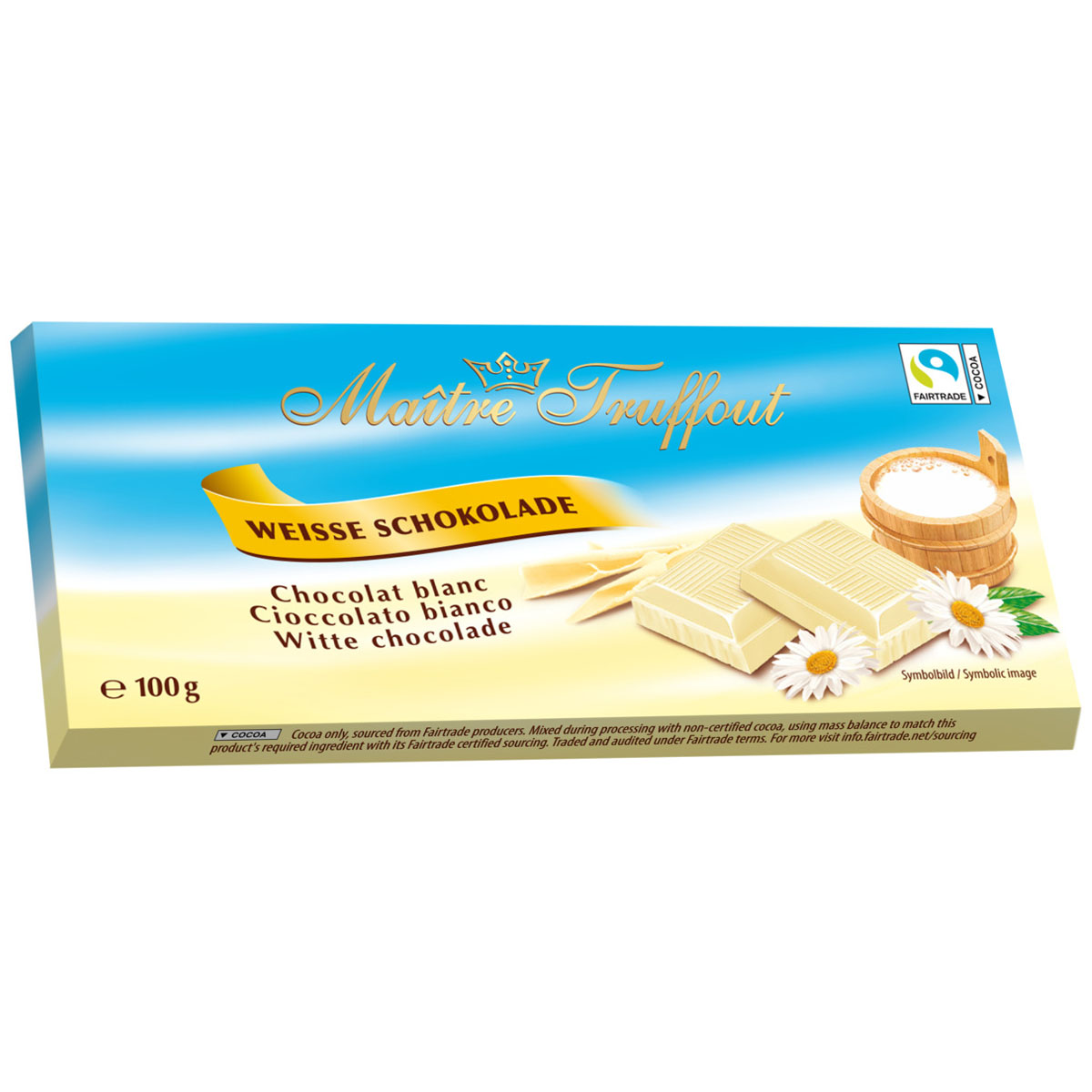 MÂITRE TRUFFOUT Weisse Schokolade 100g