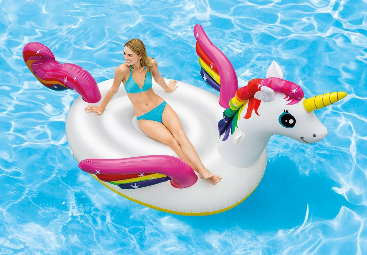 INTEX - Badeinsel Einhorn