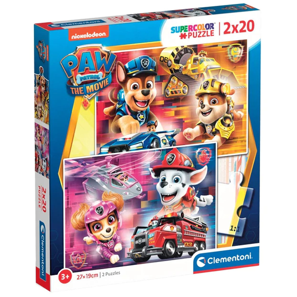 CLEMENTONI - Paw Patrol Puzzle 2x20 Teile