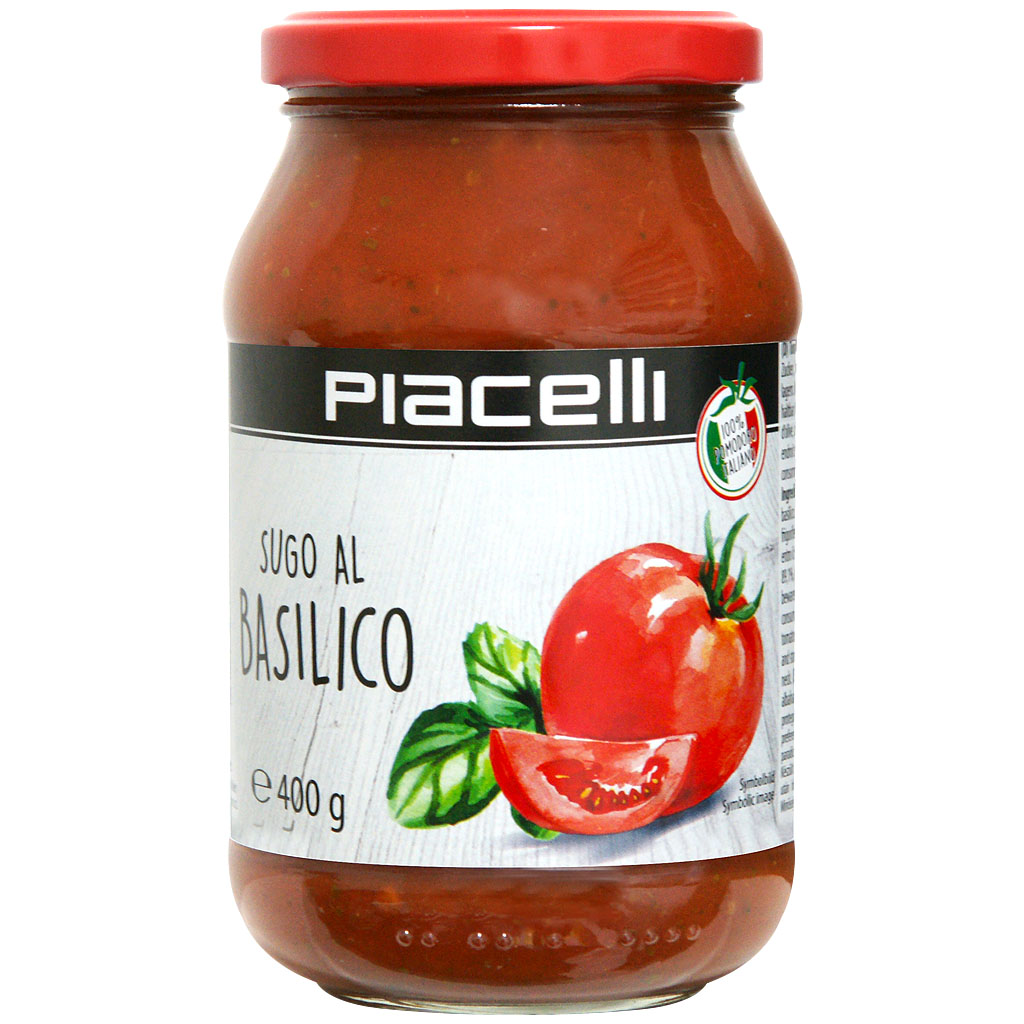 PIACELLI Sugo al´ Basilico 400g