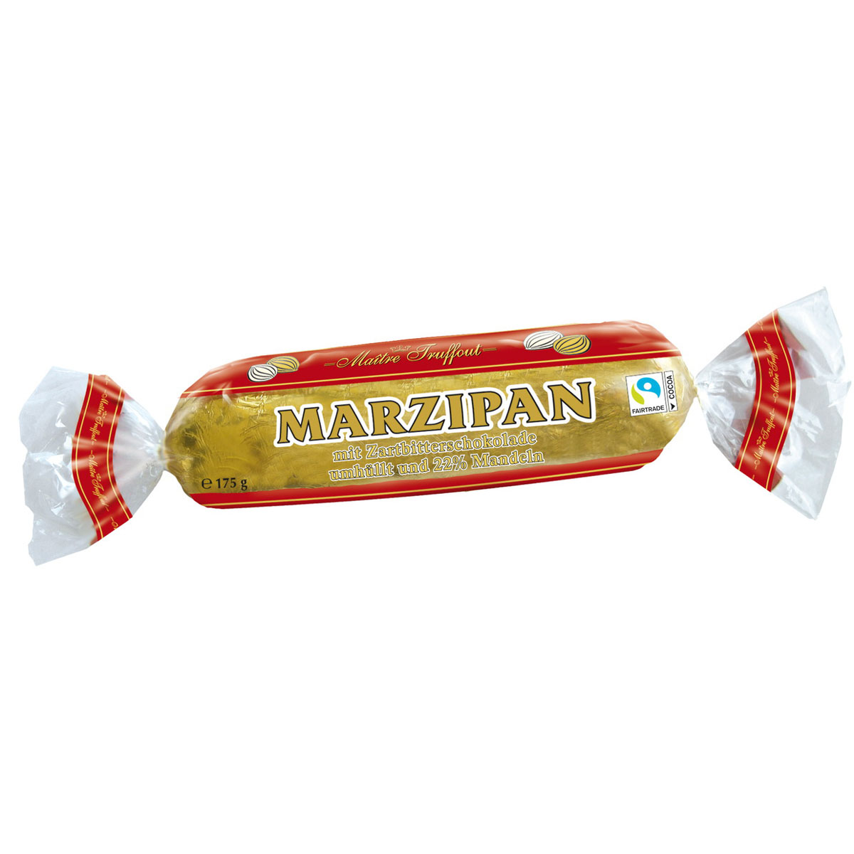 MÂITRE TRUFFOUT Marzipan Zartbitterschokolade 175g