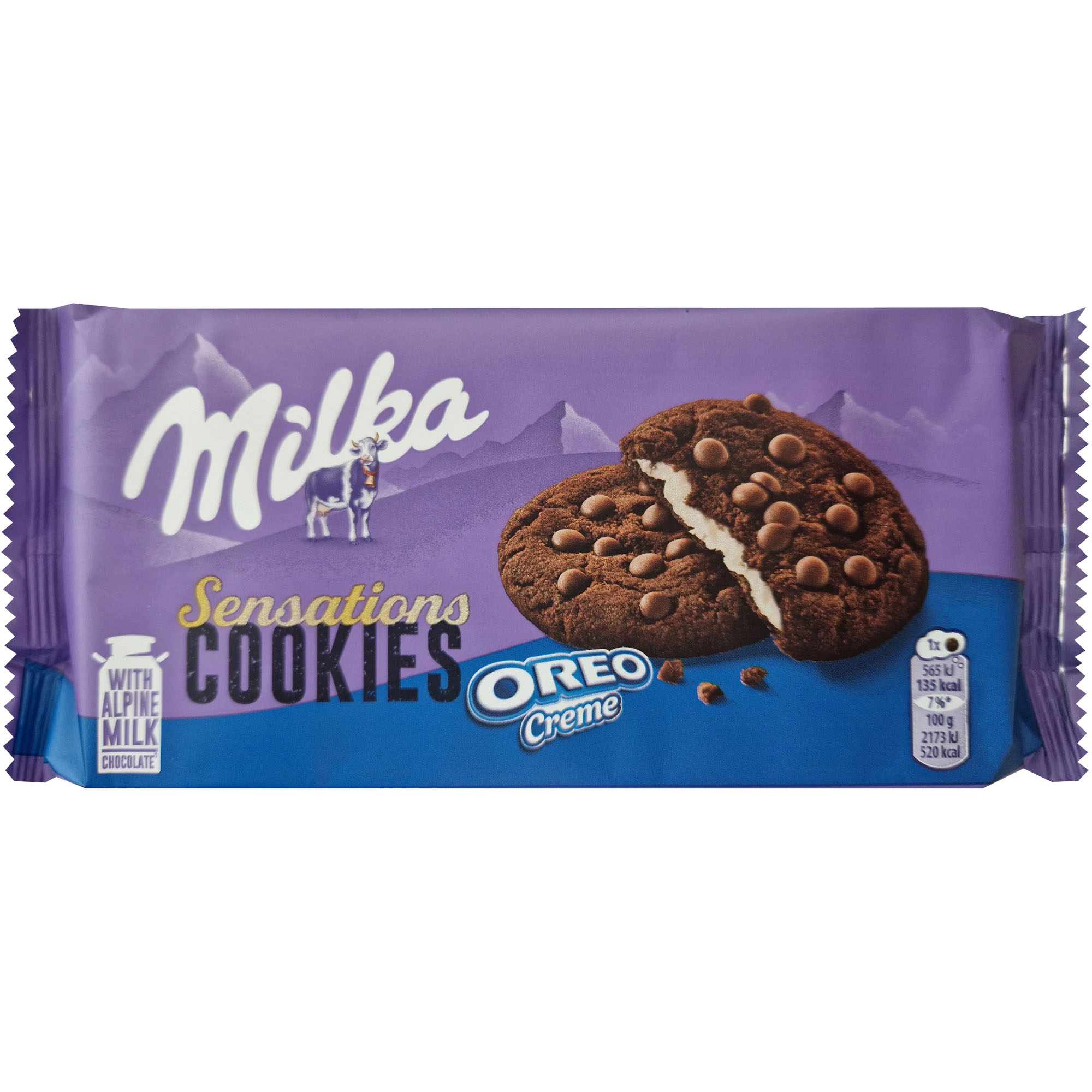 MILKA Sensations Cookies Oreo Creme 156g