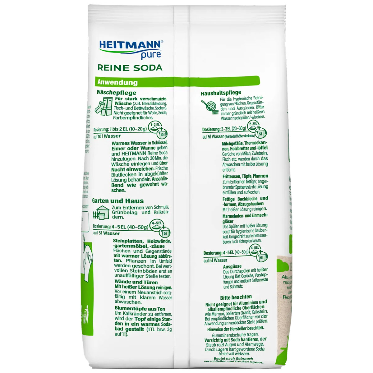 HEITMANN PURE Reine Soda Multifunktion 500g