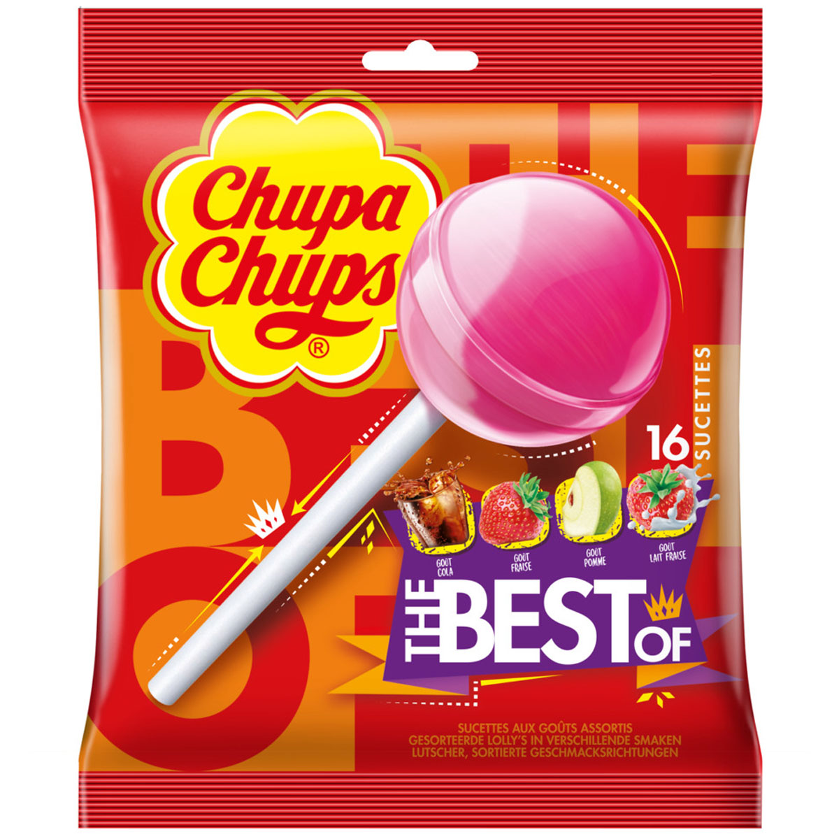 CHUPA CHUPS The Best of Lollipops 120g